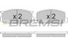 BREMSI BP2165 Brake Pad Set, disc brake